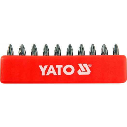 Jeu d'accessoires de tournevis Yato YT-0470; PZ1; 25 mm; 10 unités