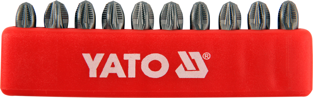 Jeu d'accessoires de tournevis Yato YT-0472; PZ3; 25mm; 10 unités