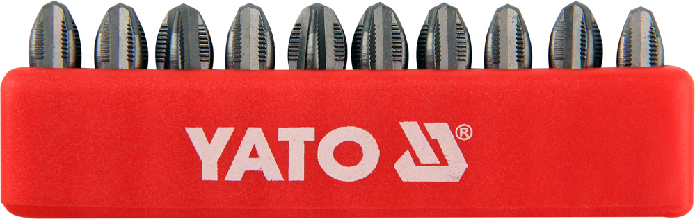 Jeu d'accessoires de tournevis Yato YT-0476; PH3; 25 mm; 10 unités