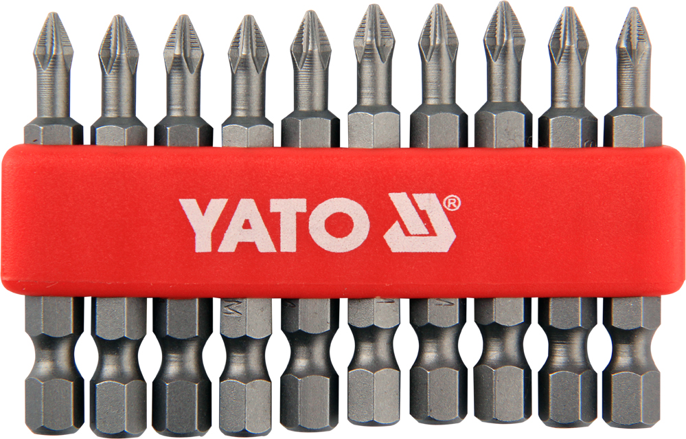 Jeu d'accessoires de tournevis Yato YT-0477; PH1; 50 mm; 10 unités