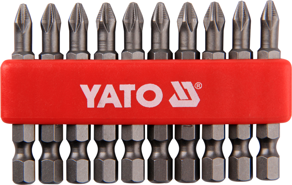 Jeu d'accessoires de tournevis Yato YT-0478; PH3; 50 mm; 10 unités