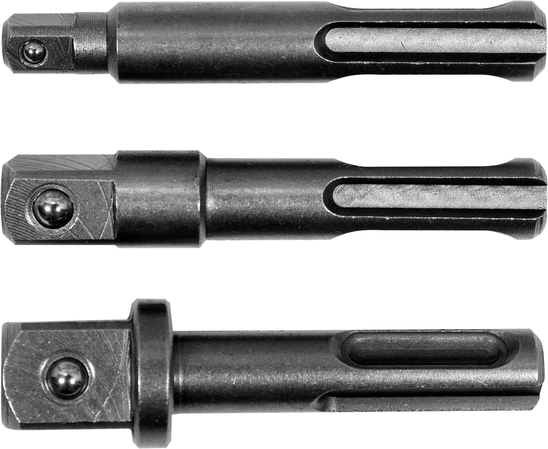 Jeu d'adaptateurs Yato YT-04686; SDS-PLUS 1/4'', 3/8'', 1/2''