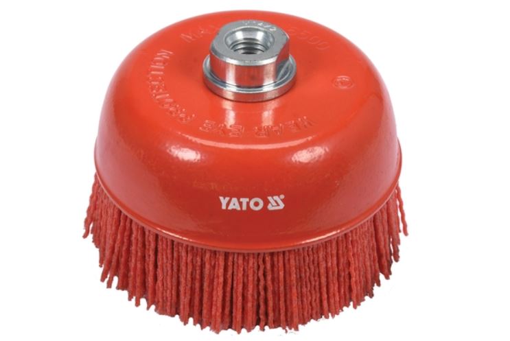 Brosse ronde en nylon Yato YT-47787; 125 mm