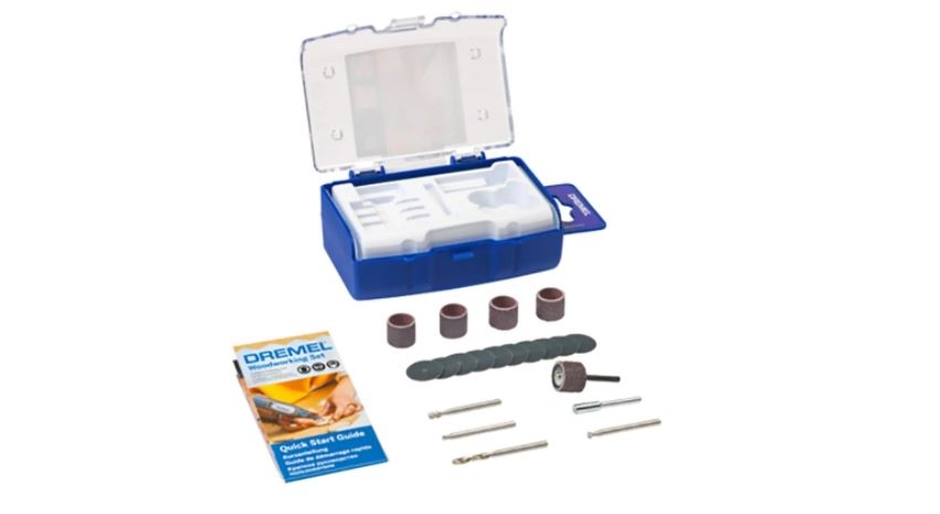 Ensemble d'outils Dremel Woodworking 681; 20 unités