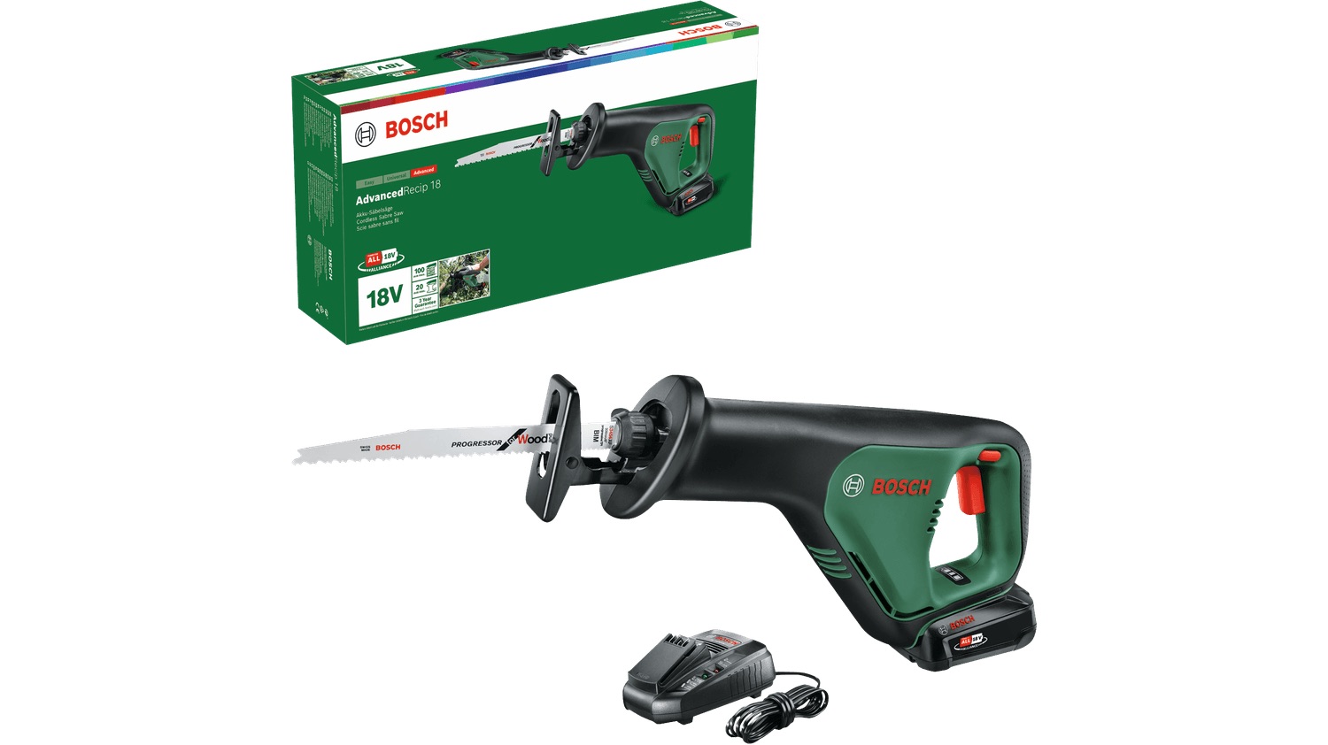 Scie sauteuse Bosch Advanced Grind 18; 18 V; 1x2,5 Ah accu.