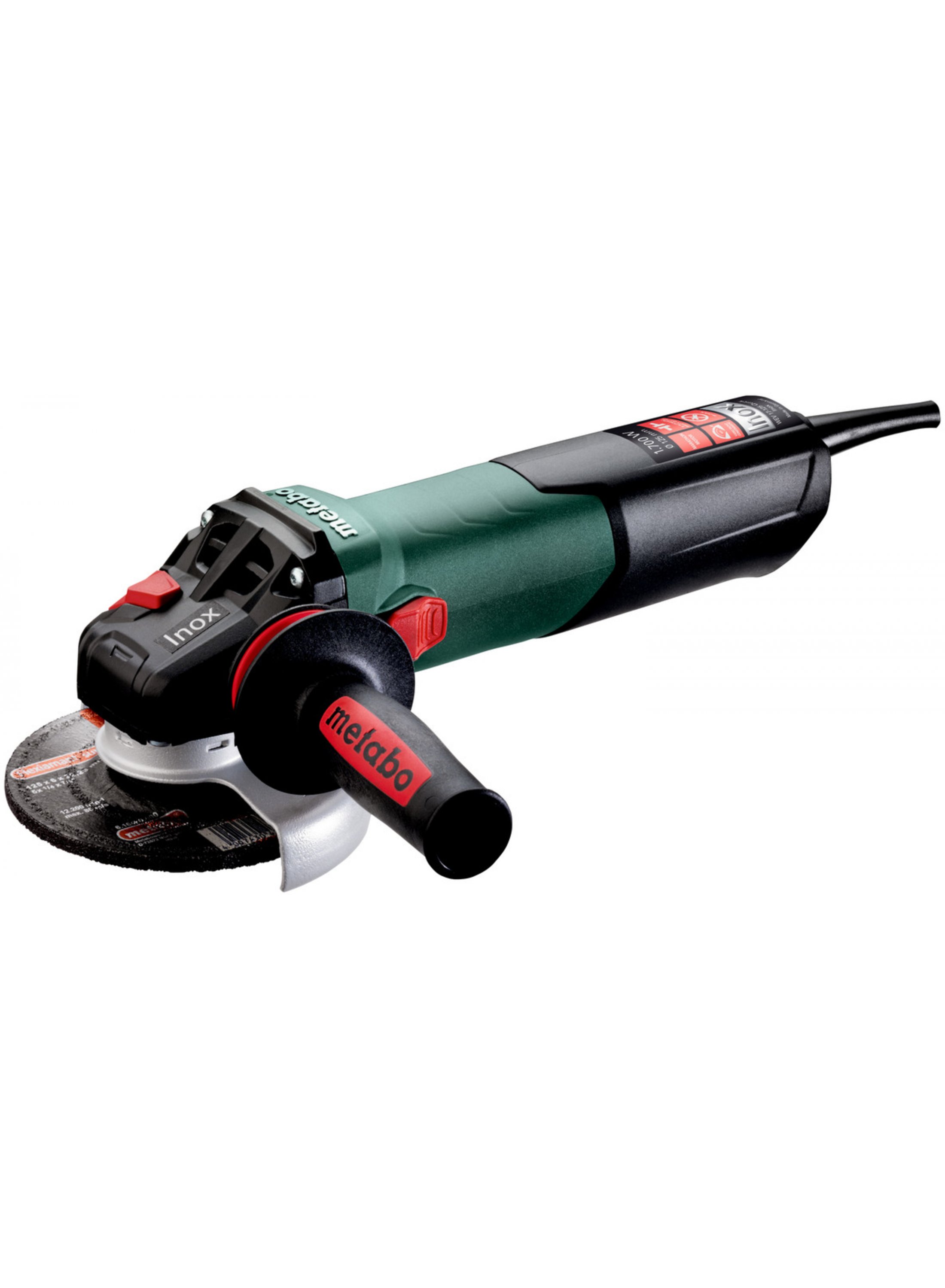 Meuleuse d'angle Metabo WEV 17-125 QUICK INOX; 1700 W
