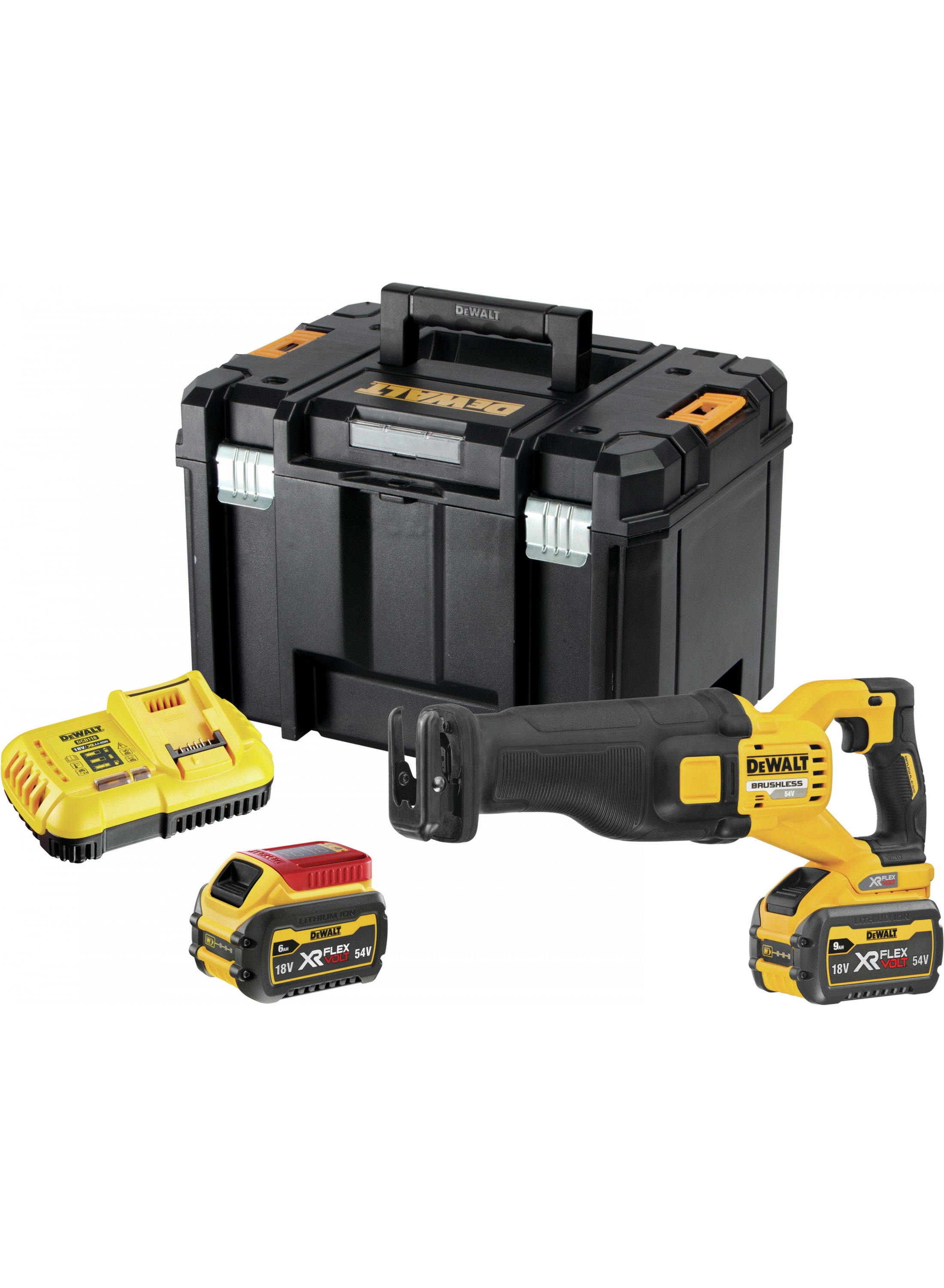 Scie sauteuse DeWalt DCS389X2-QW; 54 V; 2x9,0 Ah accu.