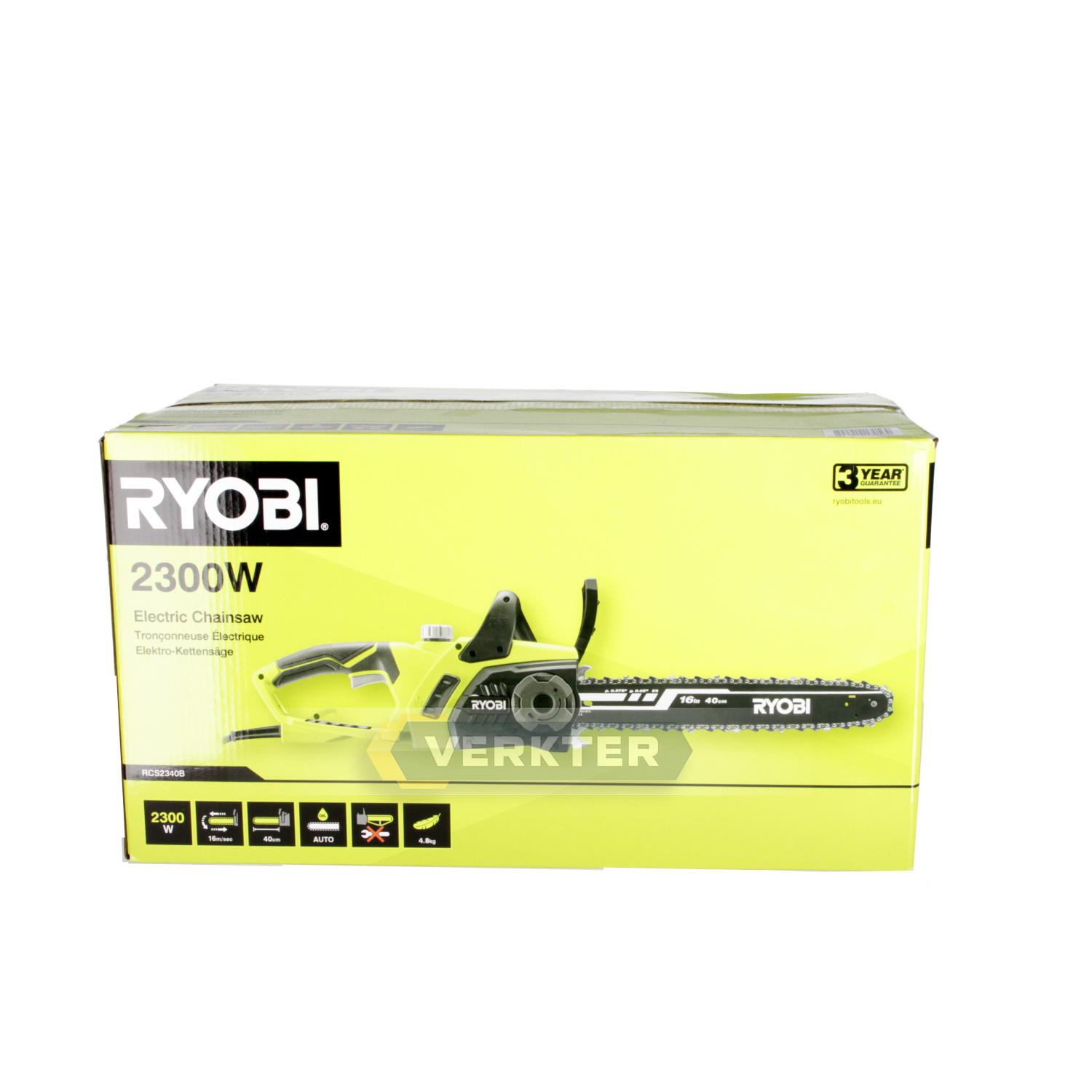 Tronçonneuse Ryobi RCS2340B; 2,3 kW; 40 cm bande