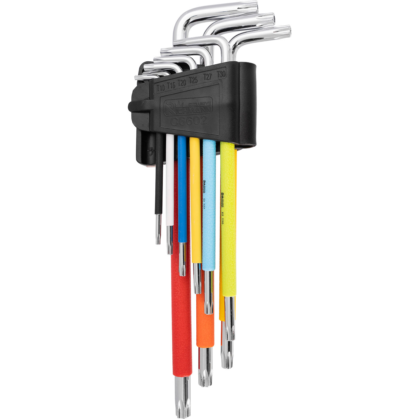 Clé hexagonale Richmann C6602; T10-T50; 9 unités
