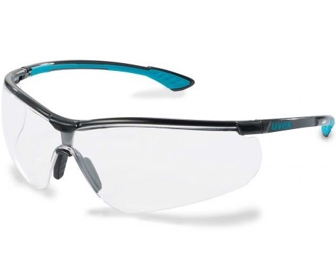 Lunettes de protection Uvex Sportstyle; clair; bleu Noir
