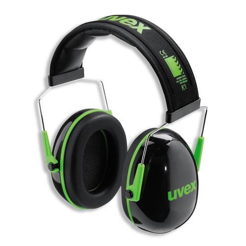 Protecteurs d'oreilles Uvex K1; 28 dB; vert noir