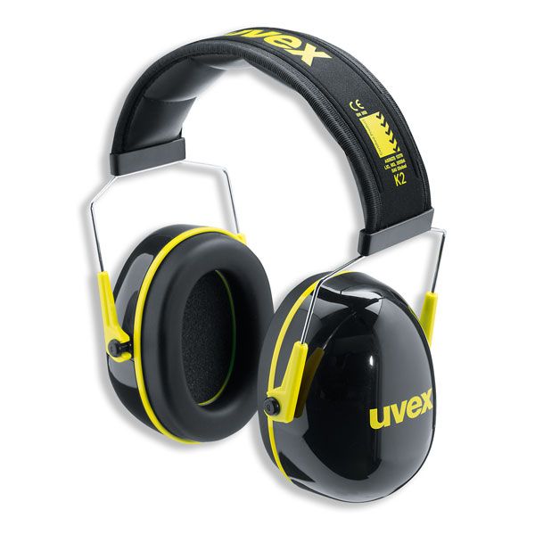 Protecteurs d'oreilles Uvex K2; 32 dB; noir / jaune