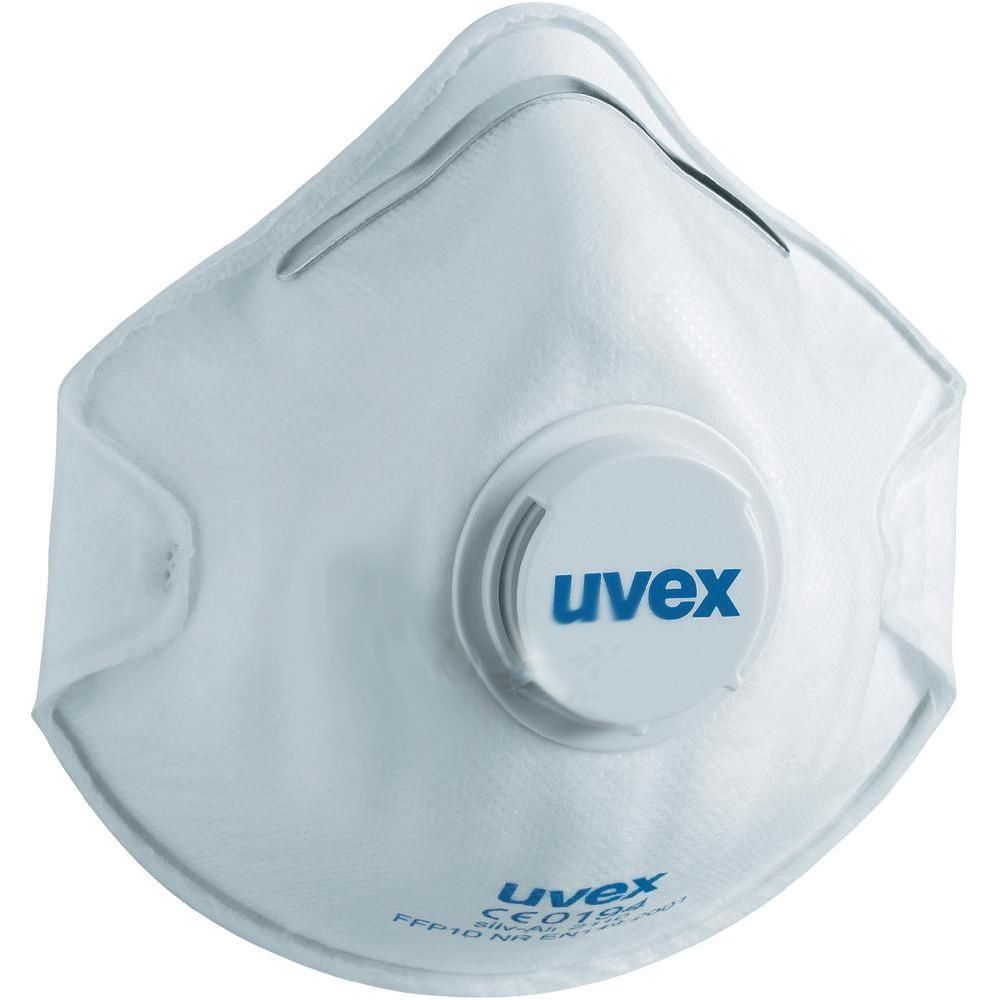 Masque de sécurité avec valve Uvex Silv-Air Classic 2110 FFP1; blanc