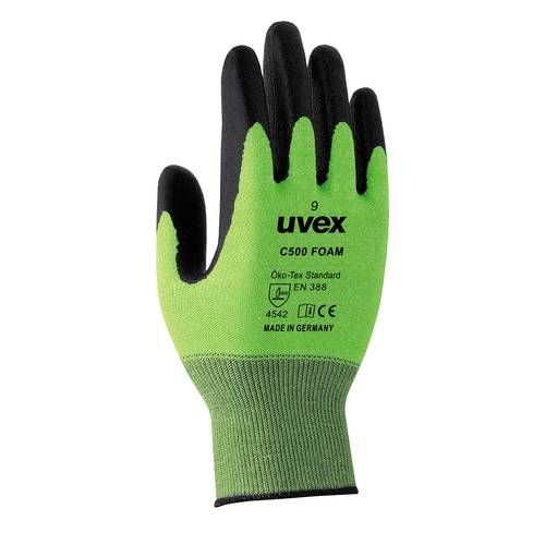 Gants Uvex C500; C/5; 9 Taille; vert