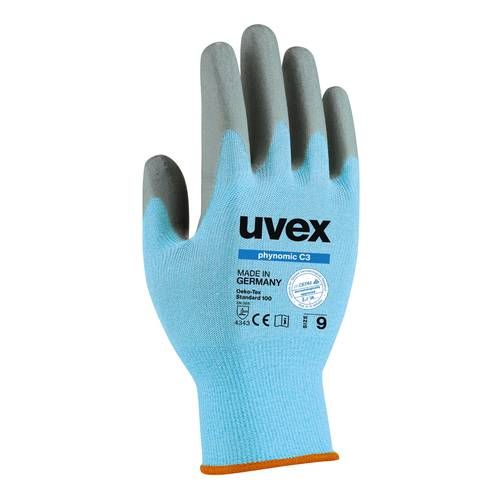 Gants Uvex Phynomic C3; HPPE; 9 Taille; bleu