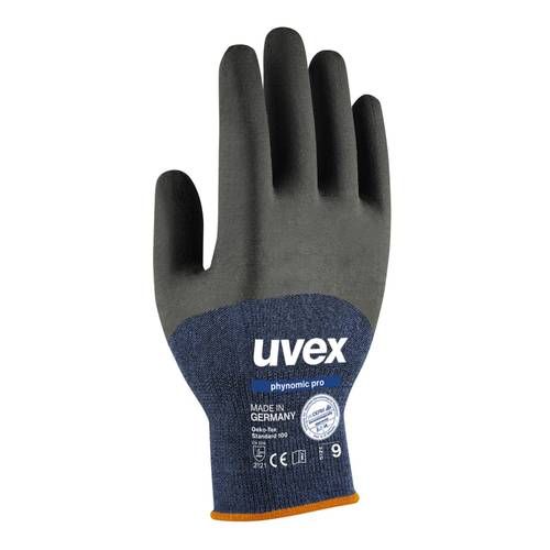 Gants Uvex Phynomic Pro; 2121X; 7 Taille; résistant à l'humidité; bleu