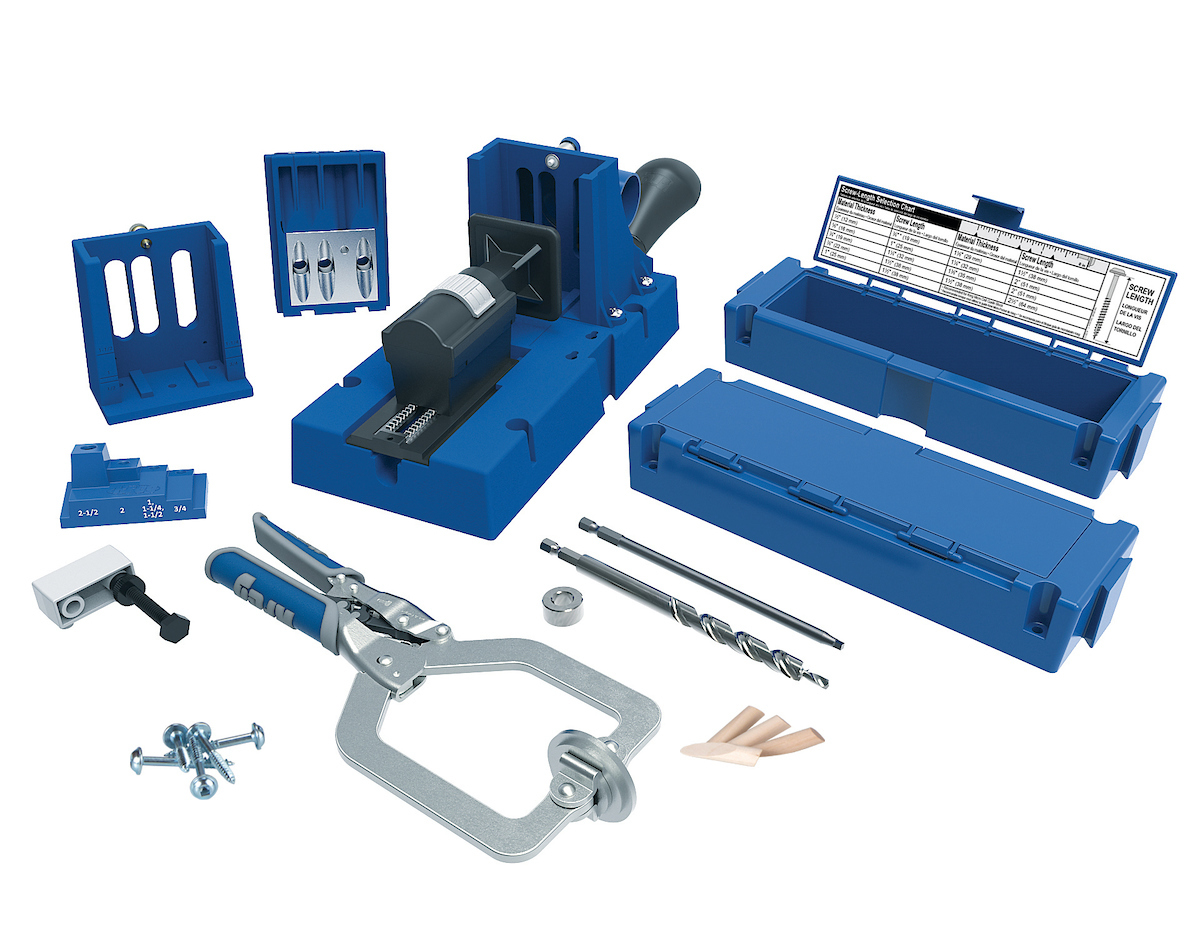 Multiguide pour joindre des panneaux Kreg K5MS; avec accessoires