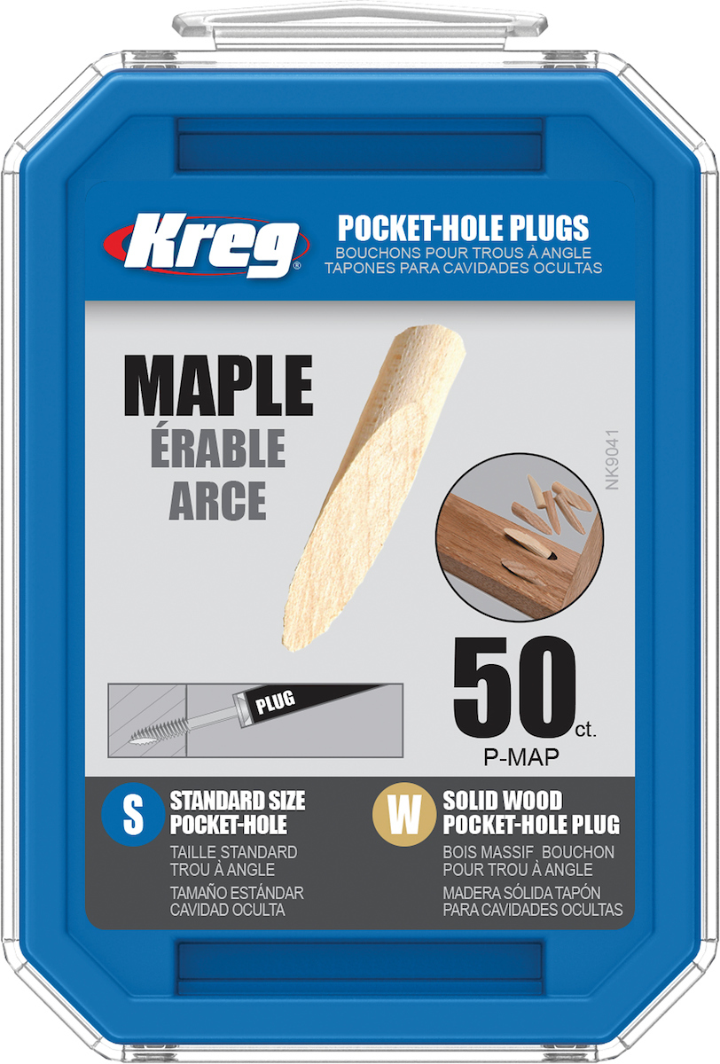 Chevilles Kreg P-MAP; 12 mm (1/2'')- 140 mm (11/2''); 50 pcs.; érable