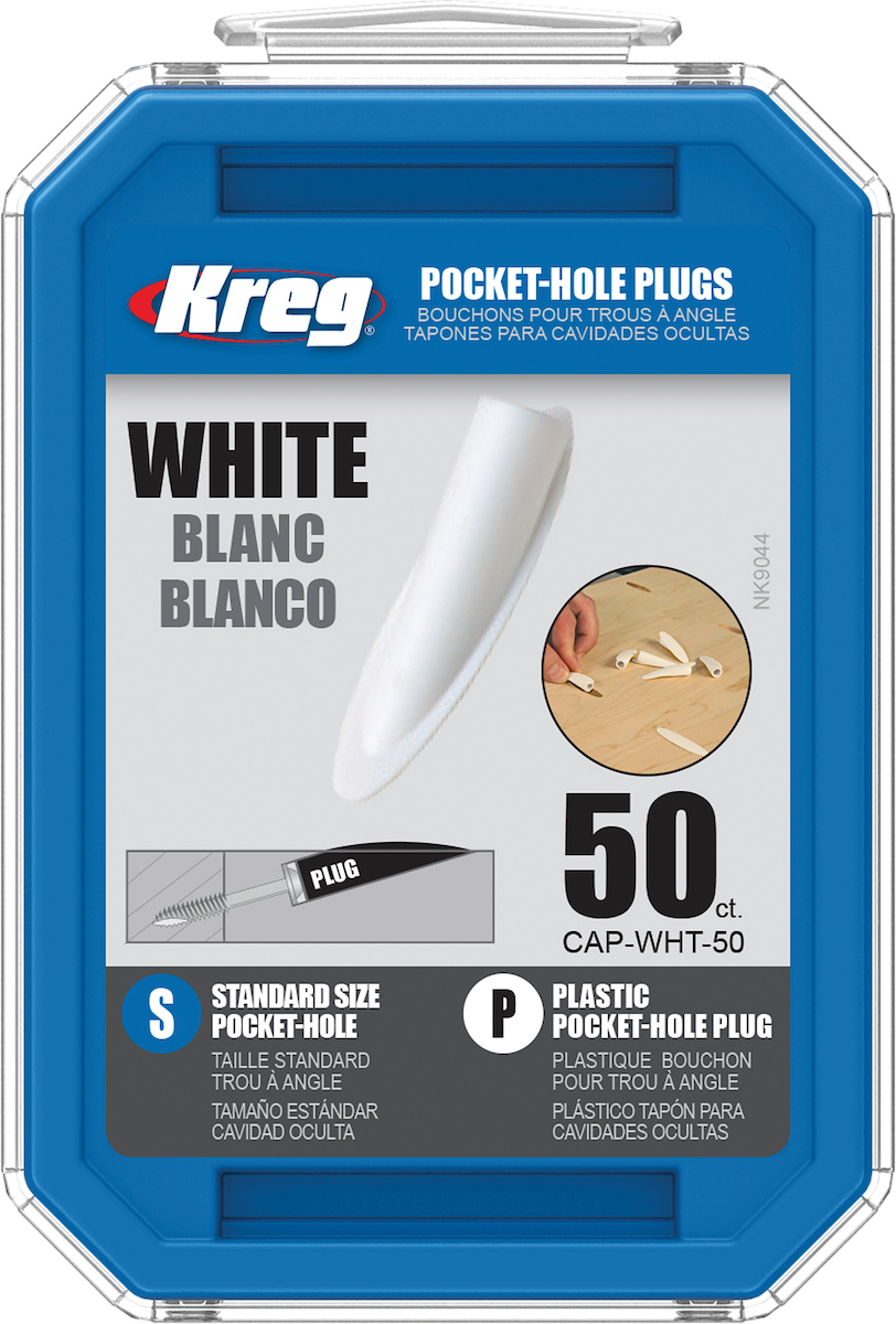 Chevilles Kreg CAP-WHT-50;12 mm (1/2'')- 140 mm (11/2''); 50 pcs.; Plastique