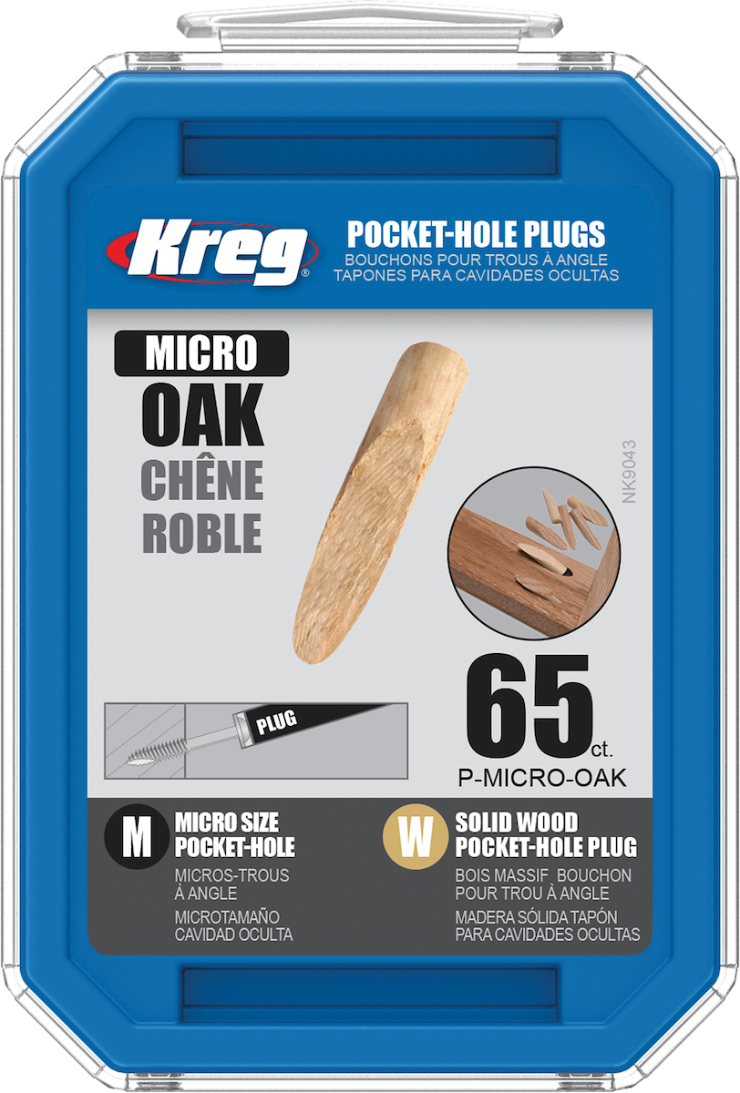 Chevilles Kreg P-MICRO-OAK; 12 mm (1/2'')- 140 mm (11/2''); 65 pcs.; chêne