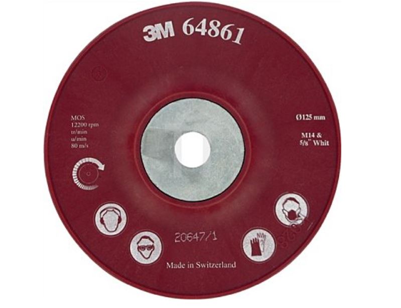 Plaque de support 3M A64861; 125 mm