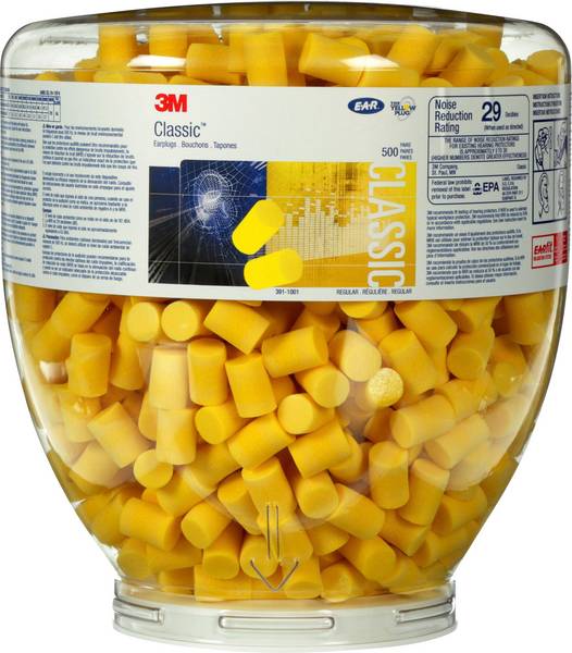 Protection auditive 3M E-A-R Classic; 28 dB; 500 paires