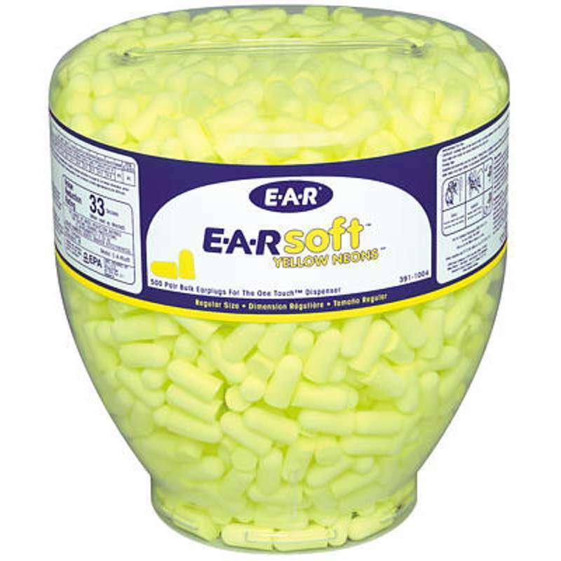 Protection auditive 3M E-A-R Soft; 36 dB; 500 paires; néon
