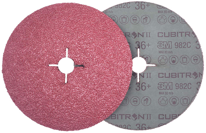 Disque de ponçage pour métal 3M Cubitron II 982C; 125 mm; P60