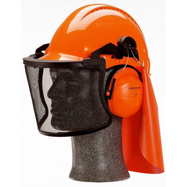 Casque de protection 3M G500; 28 dB; avec écran de protection et cache-oreilles