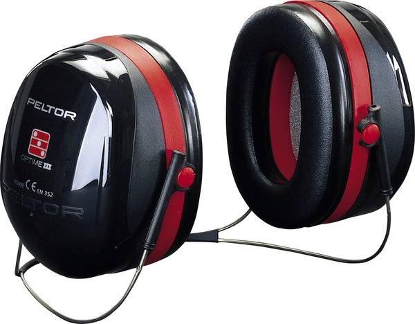 Protecteurs d'oreilles 3M Peltor Optime III; 35 dB; rouge