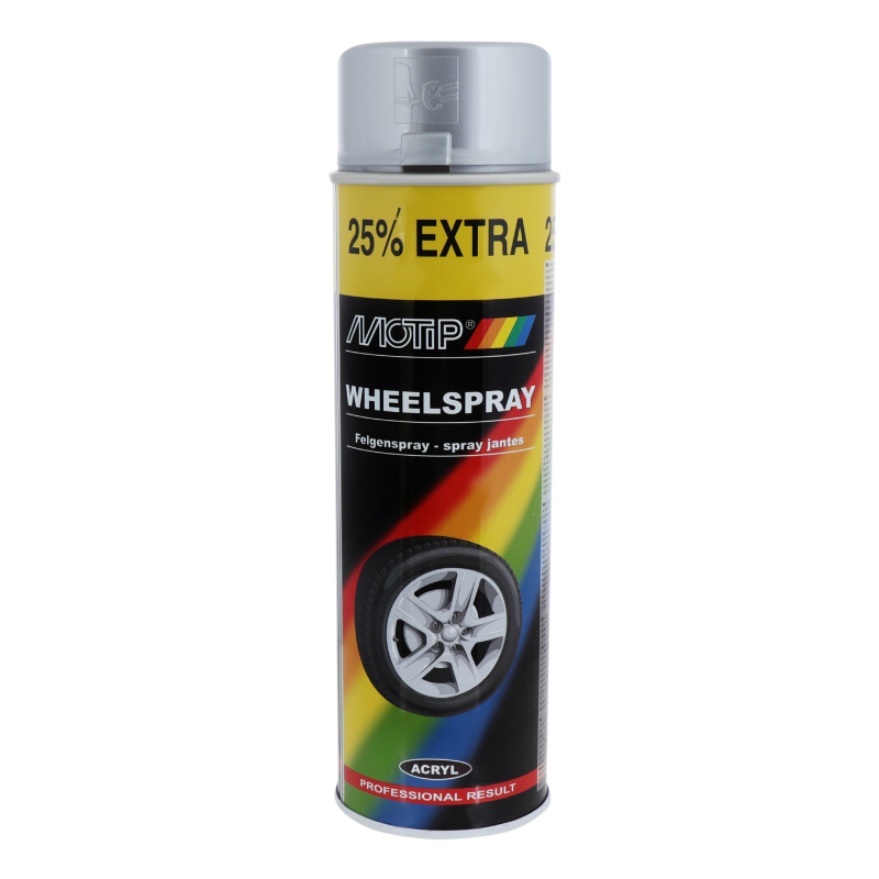 Peindre Motip WHEEL SPRAY; 500 ml; argent