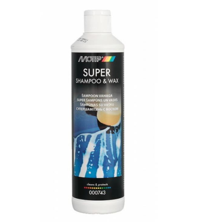 Shampooing automatique Motip SUPER SHAMPOO & WAX; 500 ml