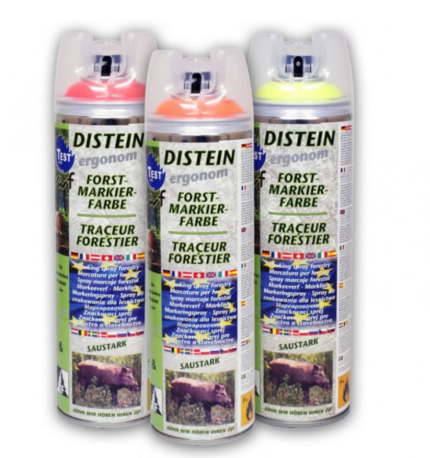 Spray de marquage Motip DISTEIN; 500 ml; rouge