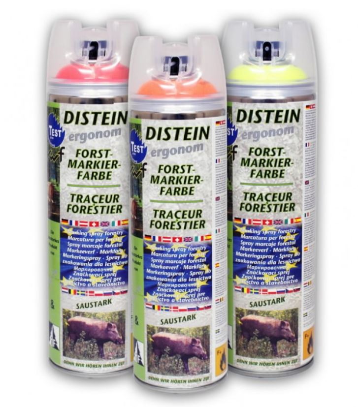 Spray de marquage Motip DISTEIN; 500 ml; noir