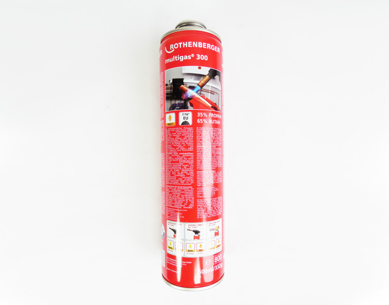 Gaz de chalumeau Rothenberger MULTIGAS 300; 600 ml