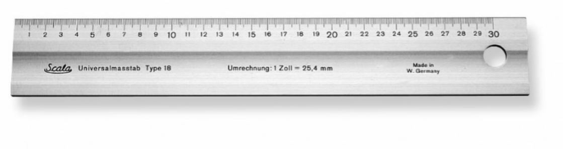 Étalon en aluminium Scala 418; 30 cm