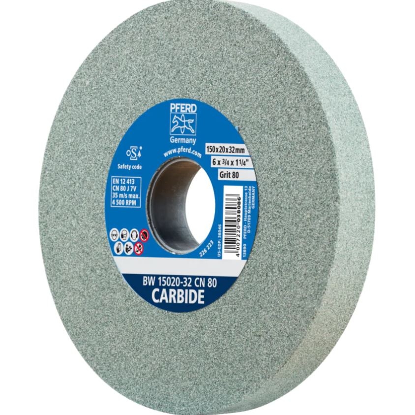 Meule Pferd CN 80 BW Carbide; 150x32x20 mm