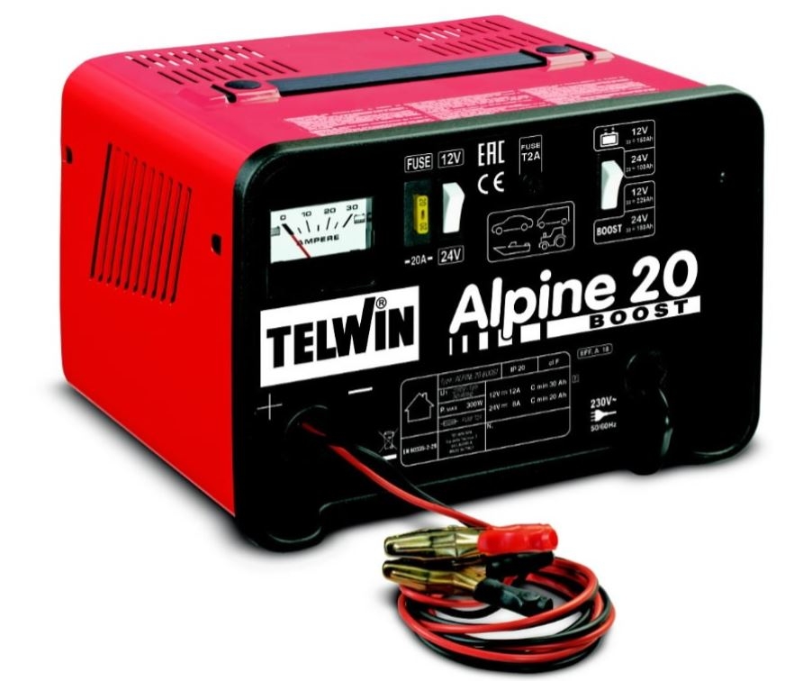 Chargeur de batterie de voiture Telwin ALPINE 20 BOOST; 12-24 V
