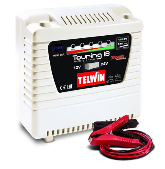 Chargeur de batterie de voiture Telwin TOURING 18; 12-24 V