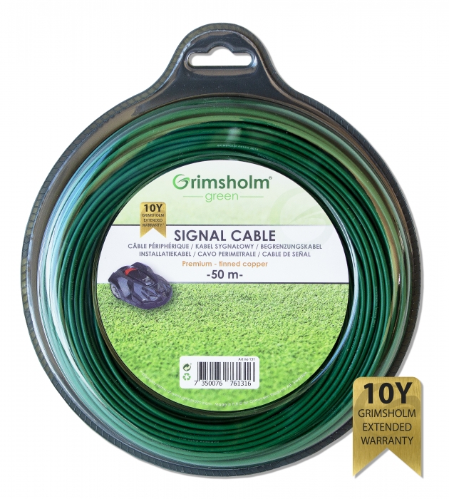 Paramètre fil pour robot tondeuse à gazon Grimsholm Premium; 2,45 mm x 50 m