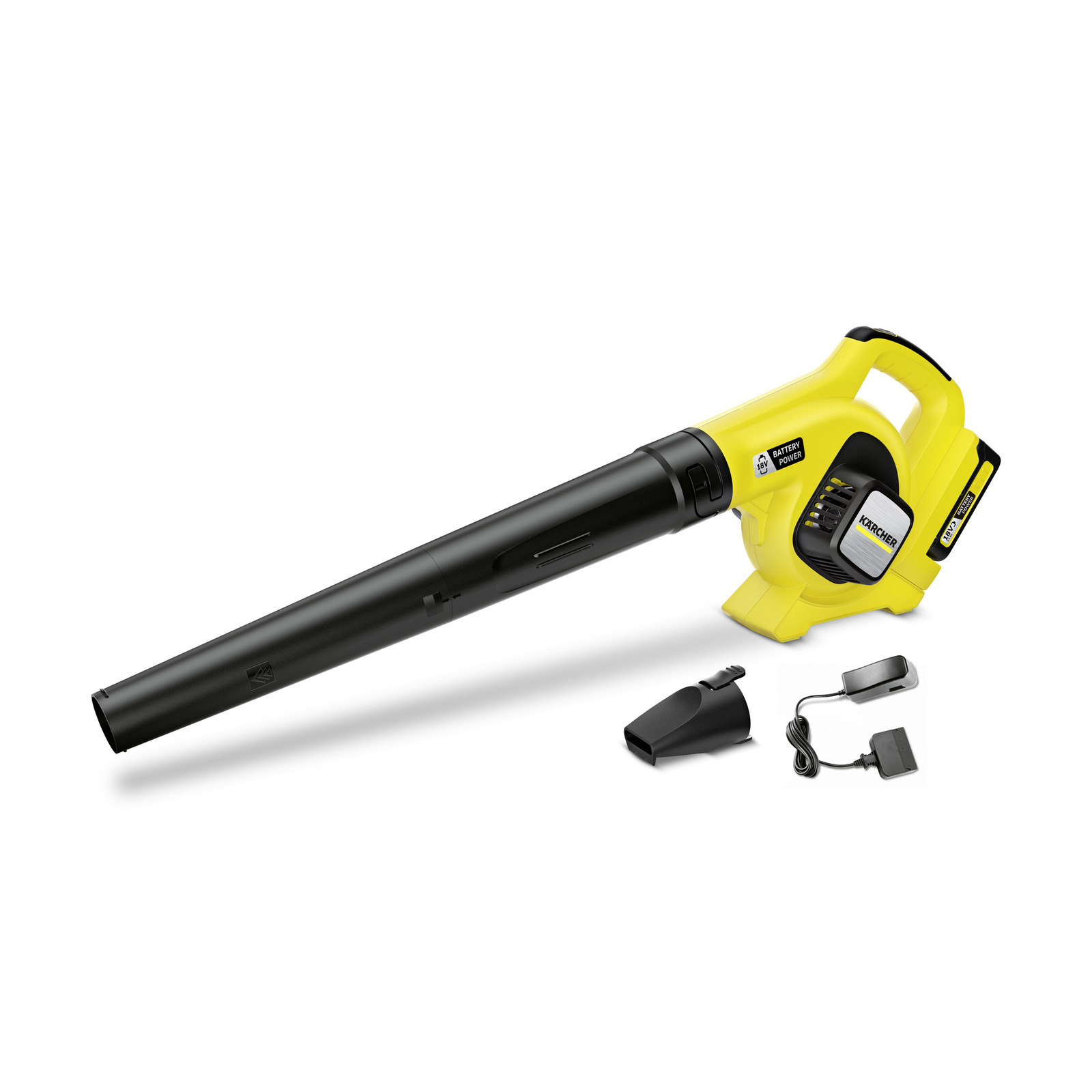 Souffleur de feuilles sans fil Karcher LBL 2; 18 V; 1x2,5 Ah accu.