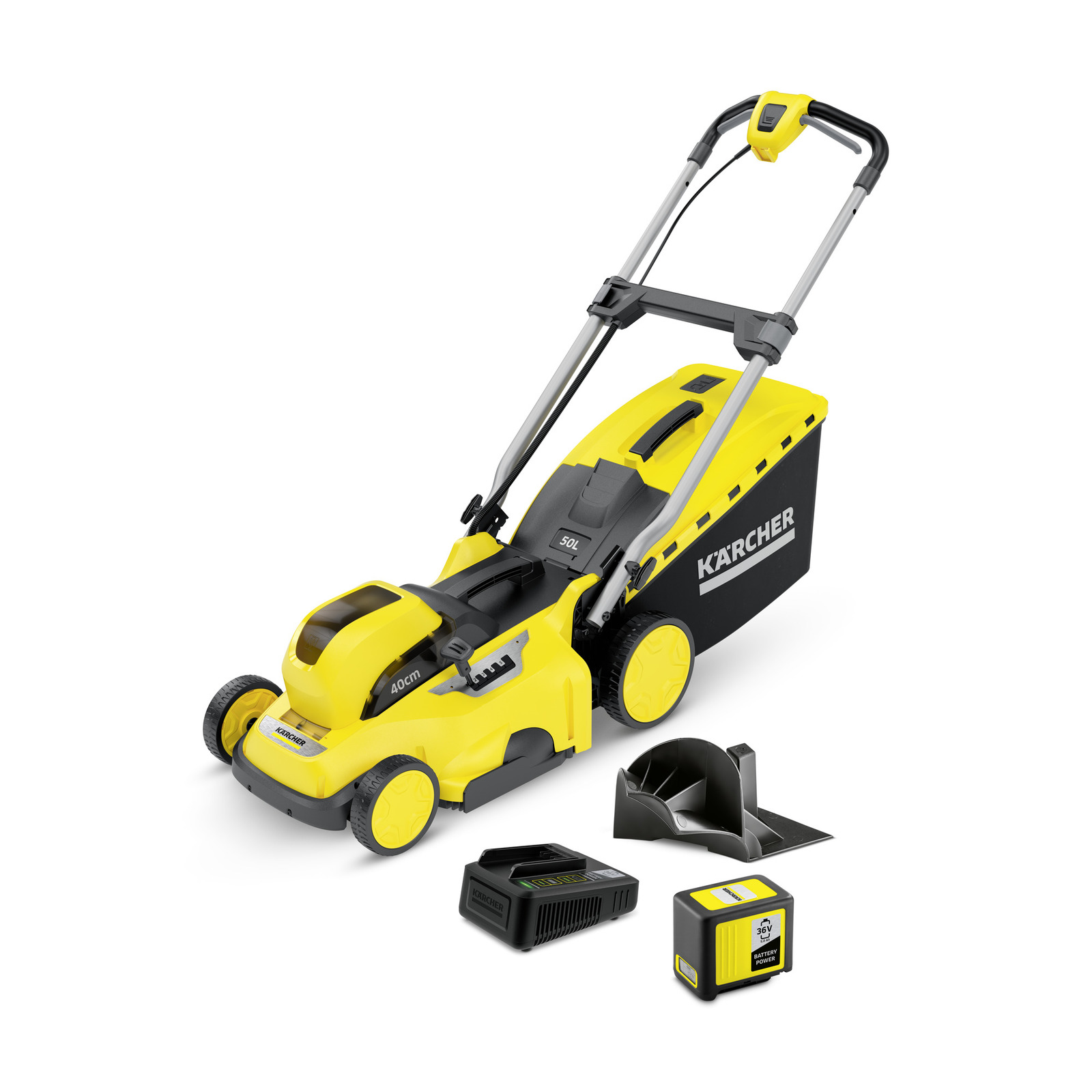 Tondeuse à gazon Karcher LMO 36-40; 36 V; 1x5,0 Ah accu.