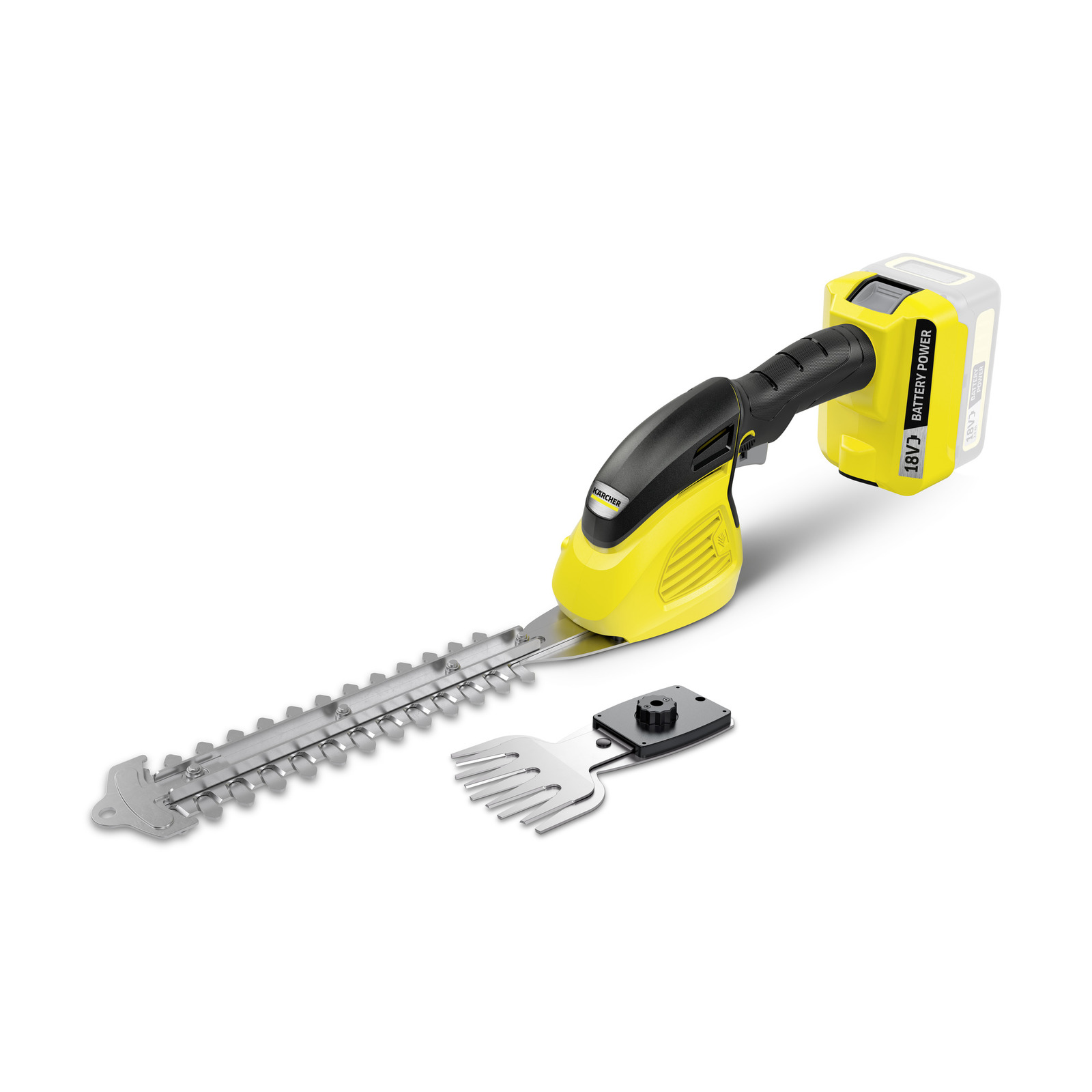 Ensemble de cisaillement de haies et d'herbes Karcher GSH 18-20; 18 V; 20 cm longueur; sans fil (sans batterie et chargeur)