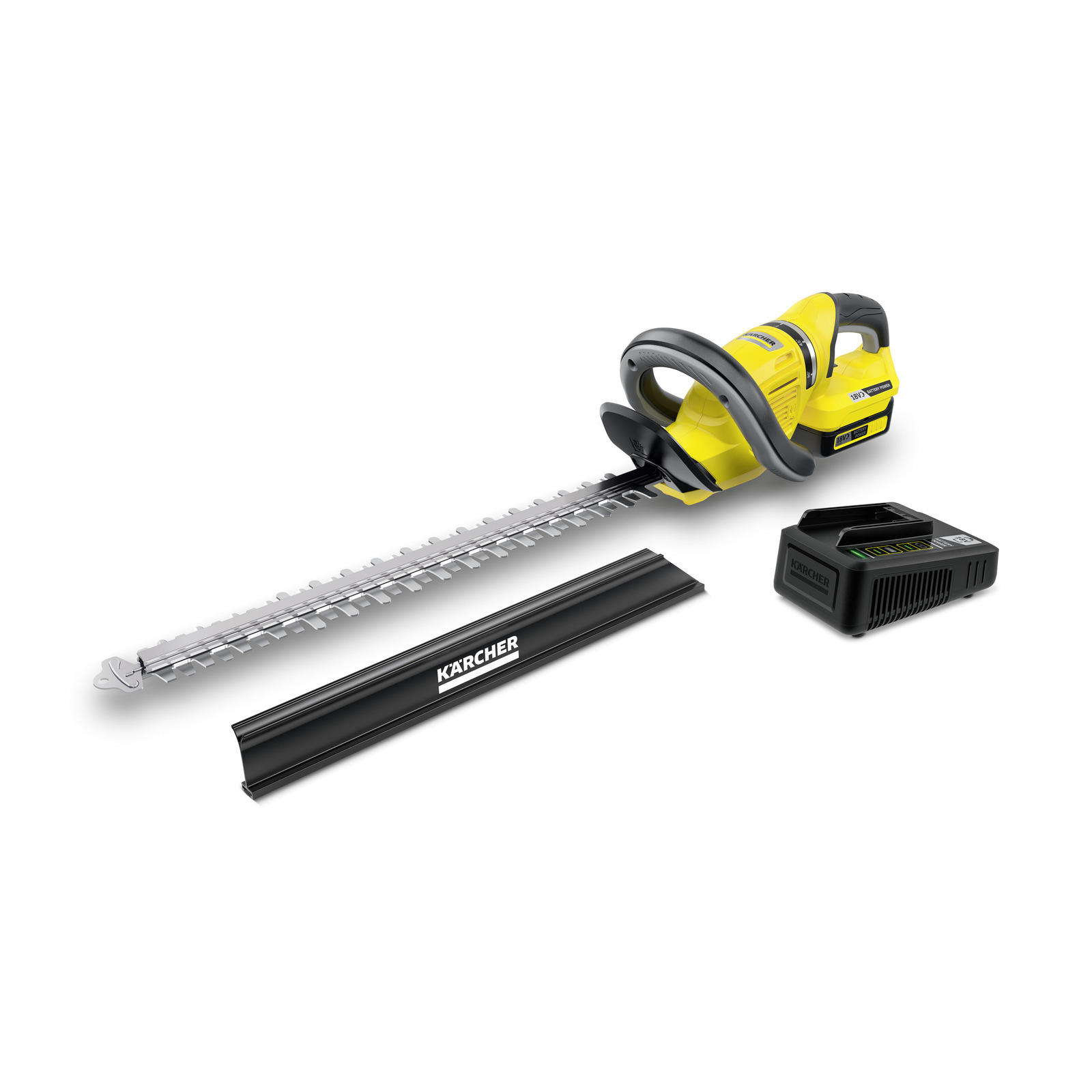 Taille-haie Karcher HGE 18-50; 18 V; 1x2,5 Ah; 50 cm longueur; sans fil