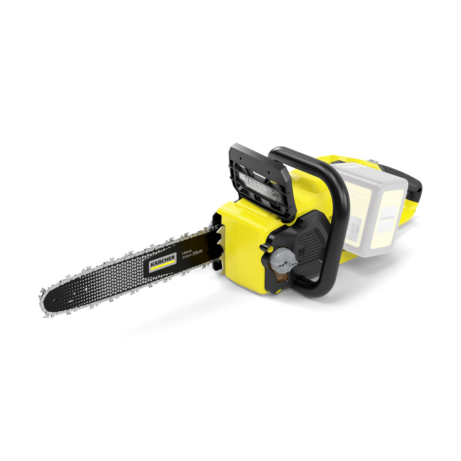 Tronçonneuse Karcher CNS 36-35; 36 V; 35 cm rail de guidage (sans batterie et chargeur)