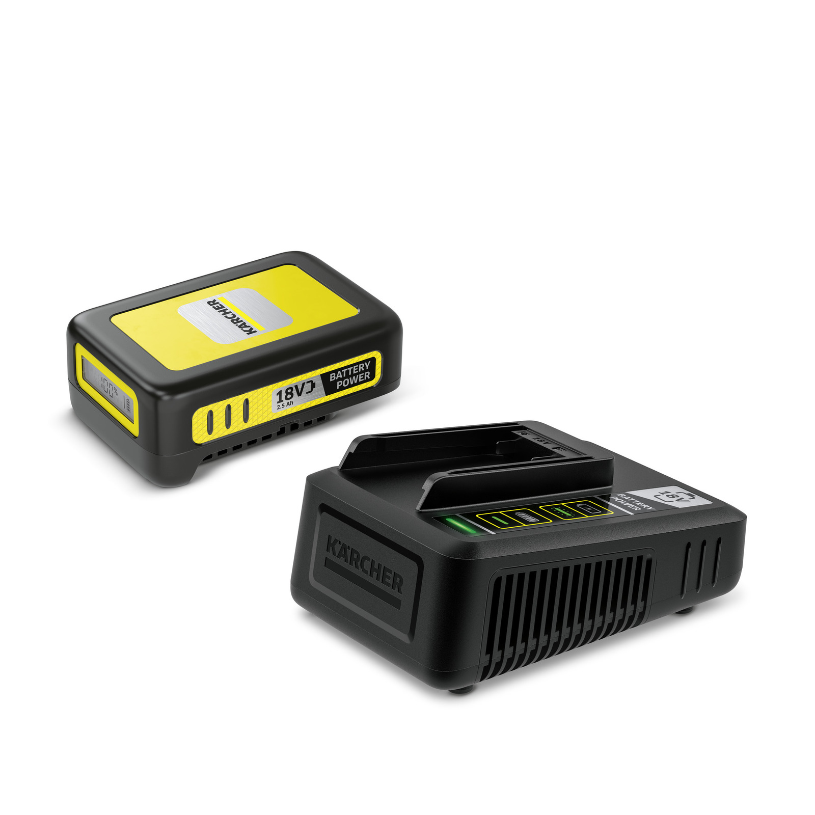 Batterie Karcher Power 18 V; 2,5 Ah + chargeur de charge rapide Power