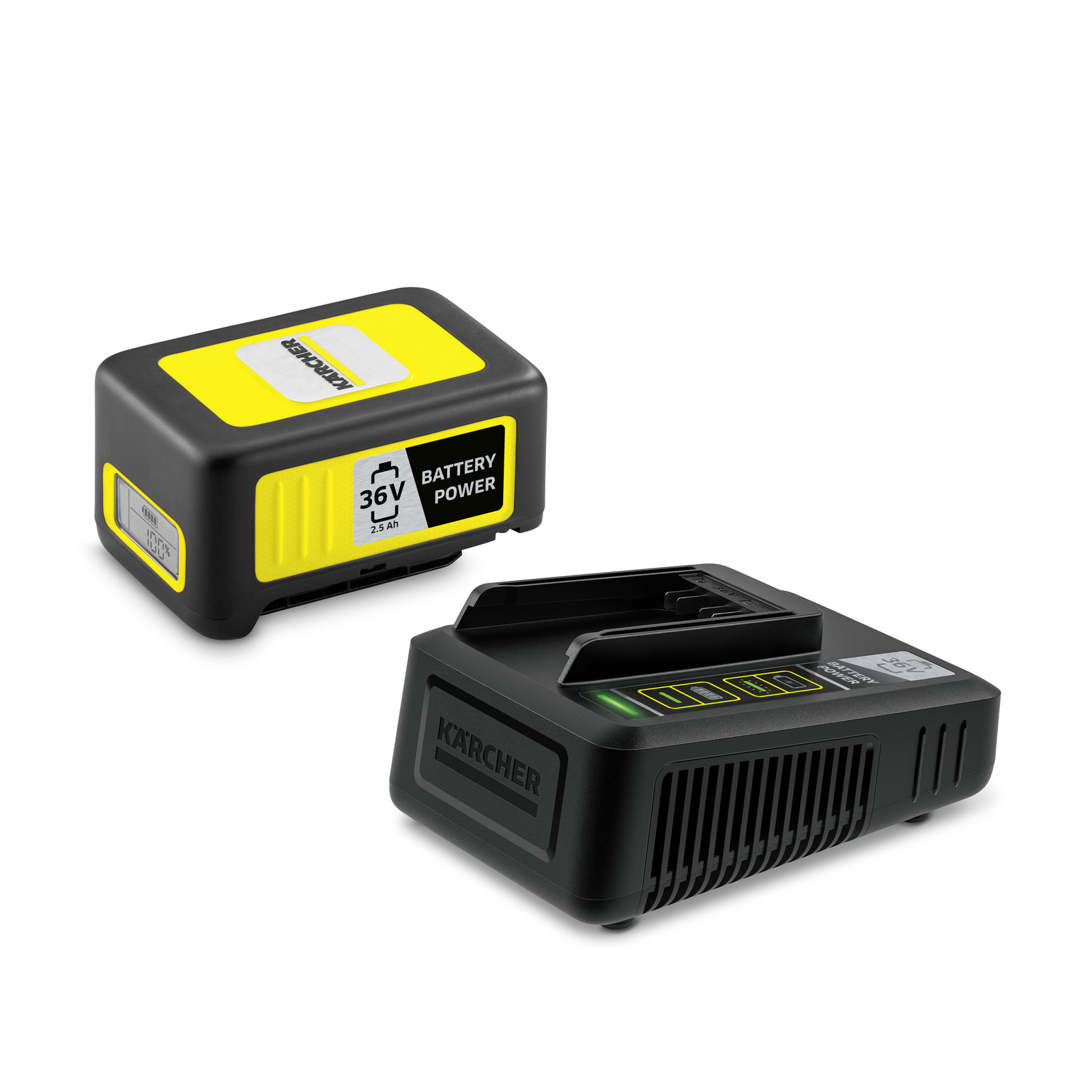 Batterie Karcher Power 36 V; 2,5 Ah + chargeur de charge rapide Power