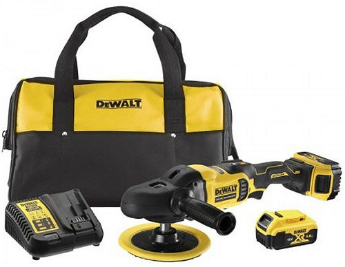 Polisseur DeWalt DCM849P2-QW; 18 V; 2x5,0 Ah accu.
