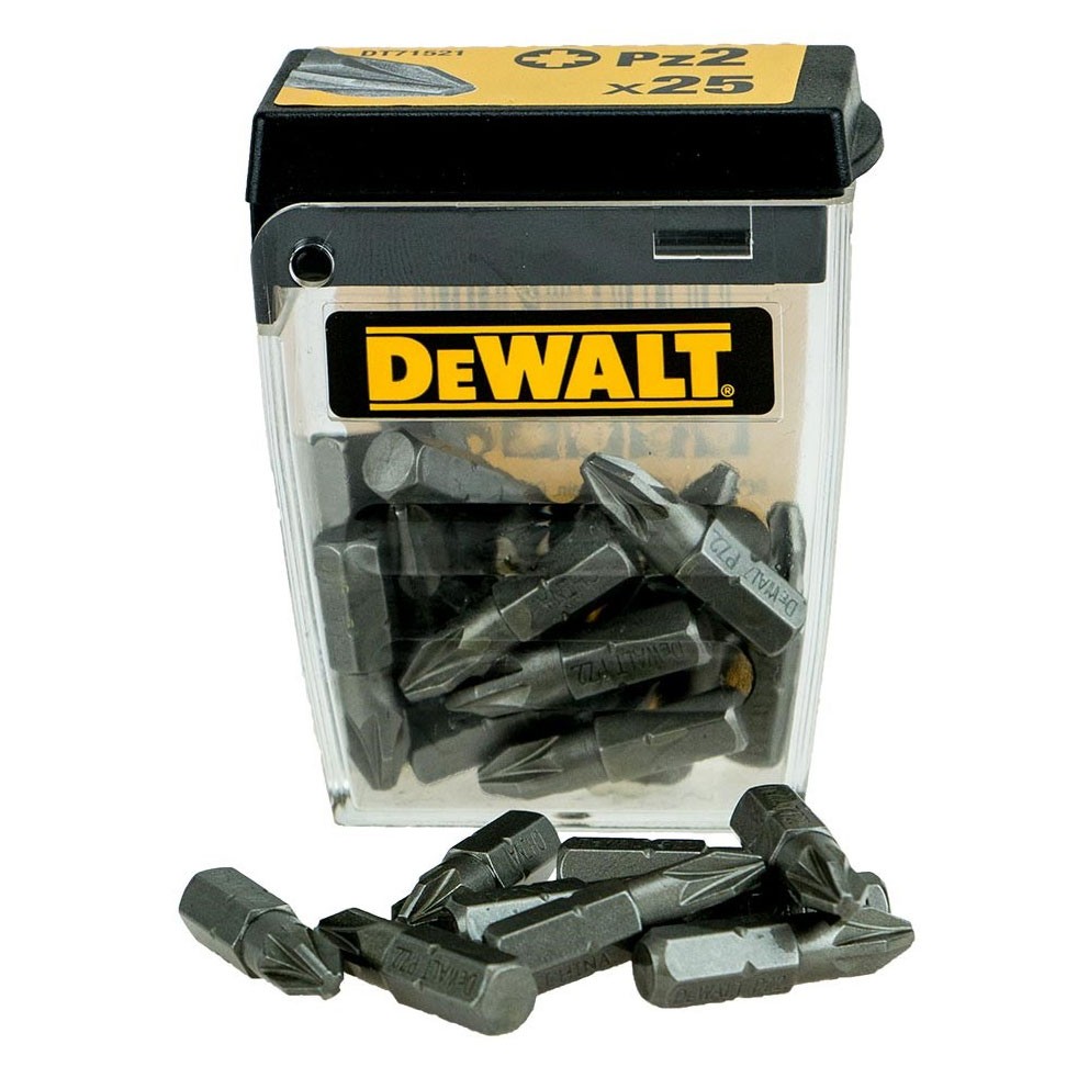 Peu de tournevis DeWalt DT71521-QZ; PZ2; 25 unités