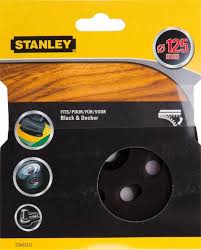 Tampon d'interface de protection pour ponceuse à orbite aléatoire Stanley STA32312-XJ; 125 mm